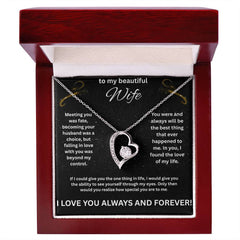 To My Beautiful Wife - Forever Necklace
