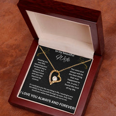 To My Beautiful Wife - Forever Necklace