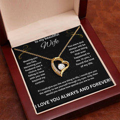 To My Beautiful Wife - Forever Necklace
