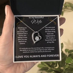 To My Beautiful Wife - Forever Necklace