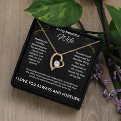 To My Beautiful Wife - Forever Necklace